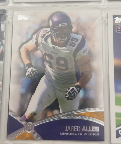 2012 Topps Prolific Playmakers #PP-JA Jared Allen — front
