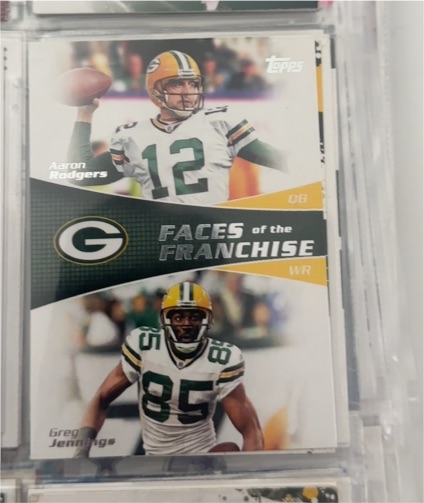 2011 Topps Faces of the Franchise #FF-RJ Aaron Rodgers / Greg Jennings — front