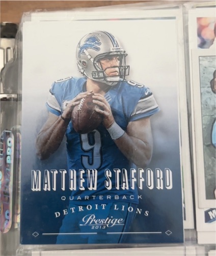 2013 Panini Prestige #64 Matthew Stafford — front