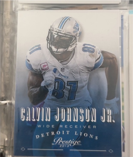 2013 Panini Prestige #65 Calvin Johnson Jr. — front