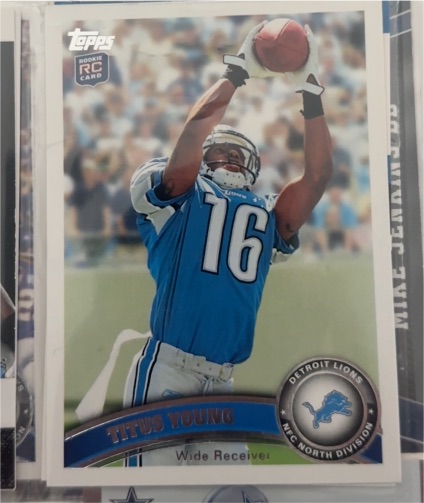 2011 Topps #19 Titus Young — front