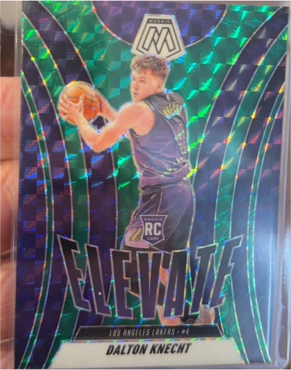 2024-25 Panini Mosaic #18 Dalton Knecht Elevate Green — front