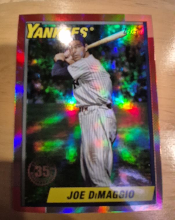 2025 Topps Update #U90-39 Joe DiMaggio 35th Anniversary — front