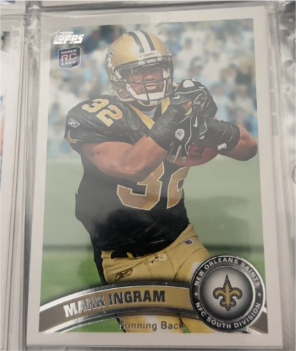 2011 Topps #426 Mark Ingram — front