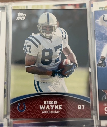 2011 Topps Rising Rookies #87 Reggie Wayne — front