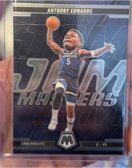 2024-25 Panini Mosaic Jam Masters #10 Anthony Edwards — front