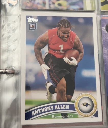 2011 Topps #82 Anthony Allen — front