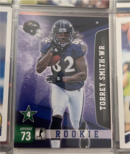 2011 Panini Adrenalyn XL #30 Torrey Smith — front