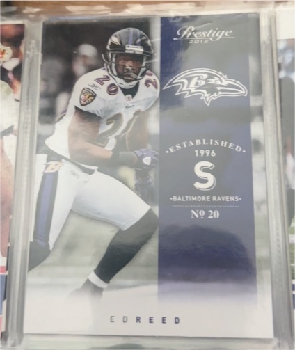 2012 Panini Prestige #16 Ed Reed Baltimore Ravens — front