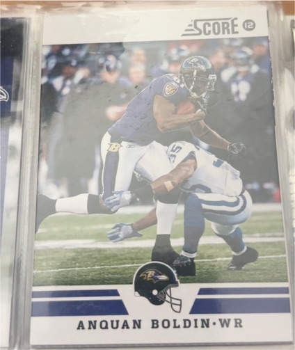 2012 Score #160 Anquan Boldin — front