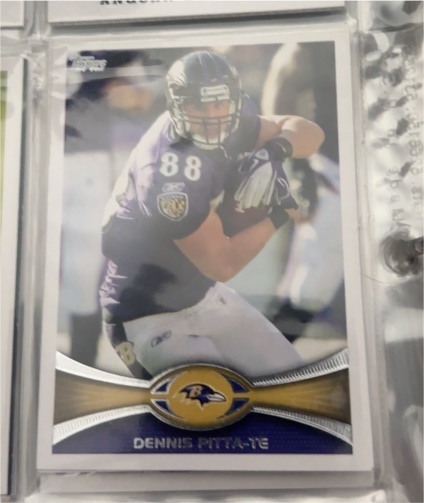 2012 Topps #45 Dennis Pitta — front