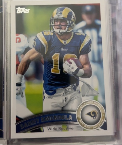 2011 Topps #144 Danny Amendola — front