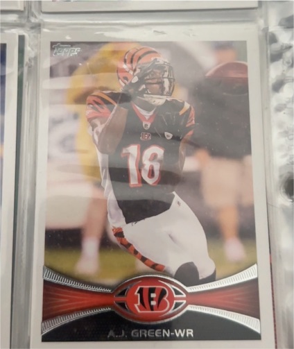 2012 Topps Chrome #85 A.J. Green — front