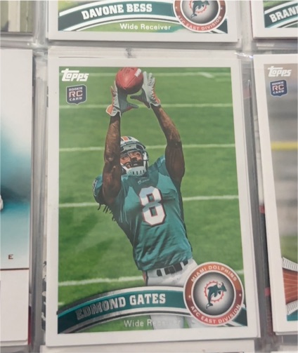 2011 Topps #165 Edmond Gates — front