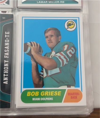 1968 Topps #196 Bob Griese — front