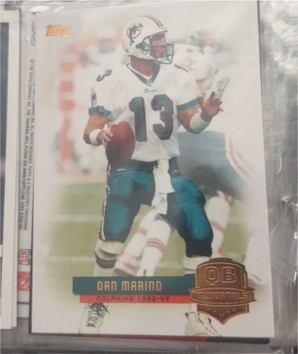 2012 Topps QB Immortals #QI-DM Dan Marino — front