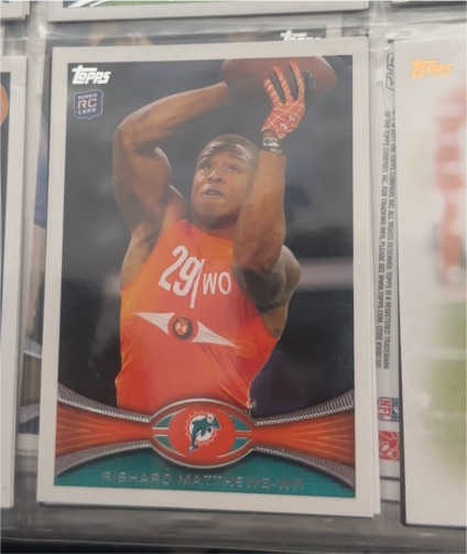 2012 Topps #95 Rishard Matthews — front