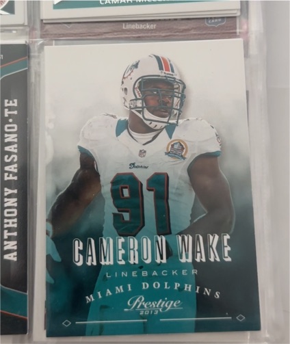 2013 Panini Prestige #91 Cameron Wake — front