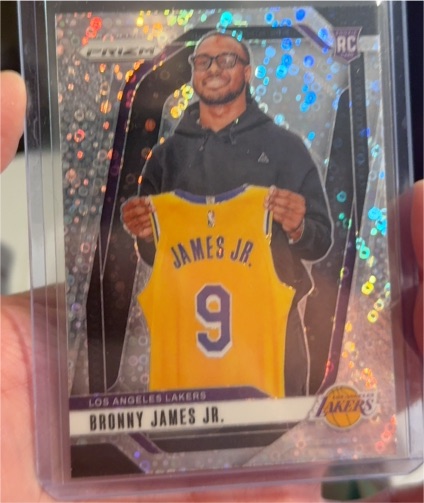 2024-25 Panini Prizm Fast Break #243 Bronny James Jr. — front