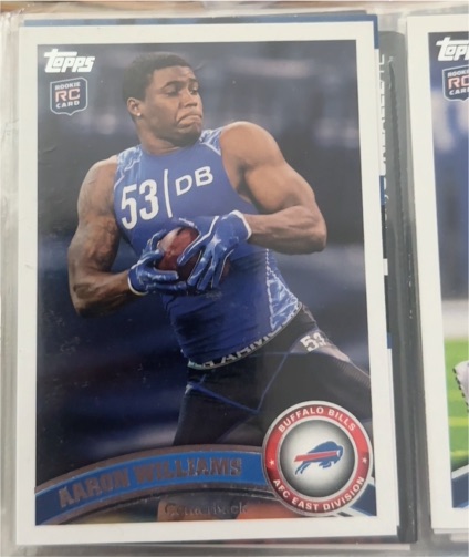 2011 Topps #156 Aaron Williams — front