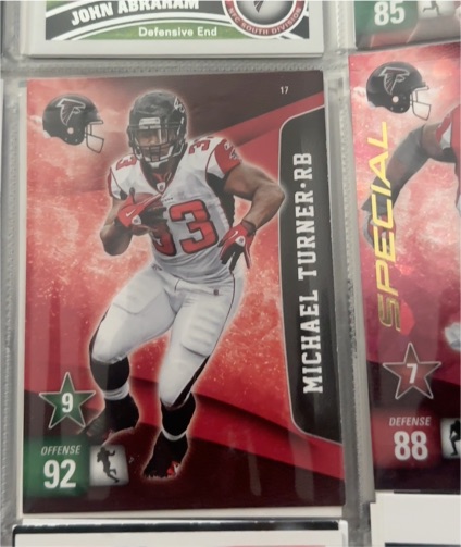 2010 Panini Adrenalyn XL #17 Michael Turner — front