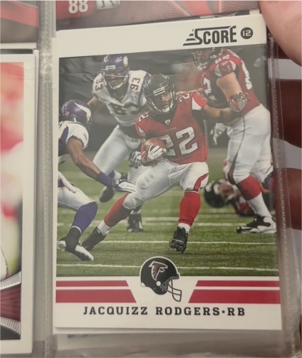 2012 Score #43 Jacquizz Rodgers — front