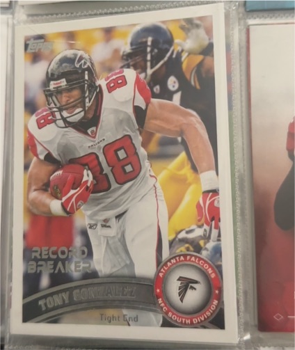 2011 Topps #322 Tony Gonzalez — front