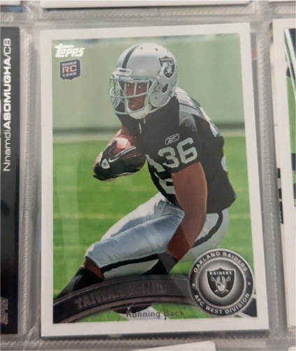 2011 Topps #313 Taiwan Jones Rookie Card — front