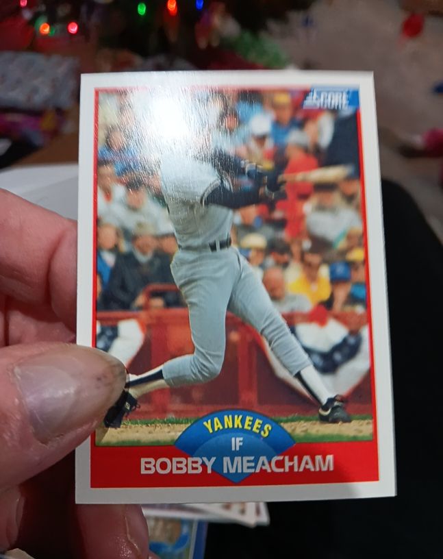 1989 Score #IF Bobby Meacham — front