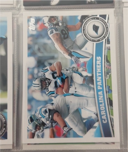 2011 Topps #199 Jonathan Stewart/Jeremy Shockey — front