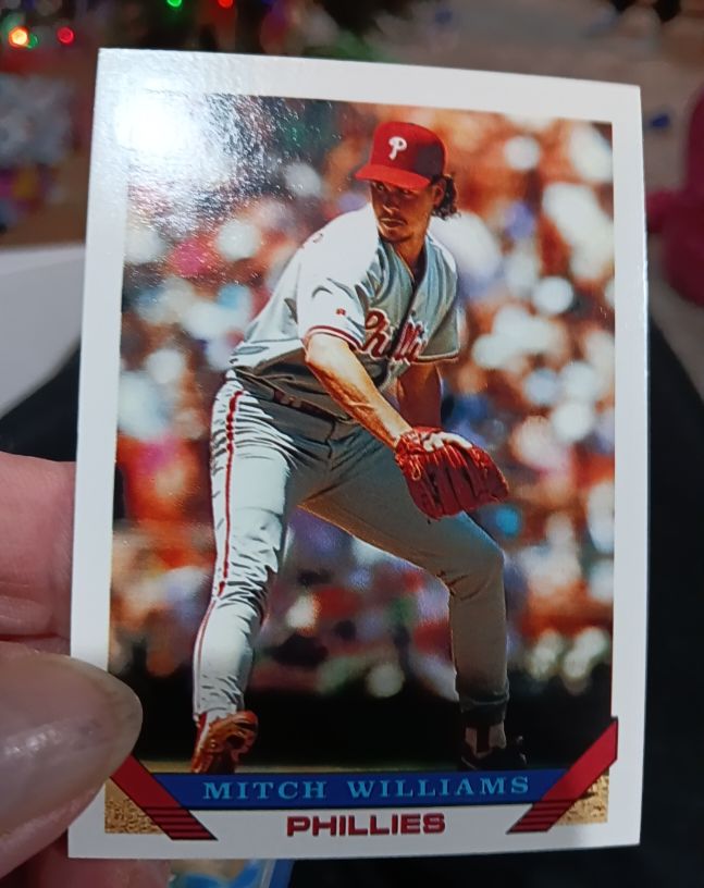 1993 Topps #235 Mitch Williams — front