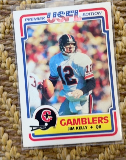 1984 Topps USFL Premier Edition #36 Jim Kelly — front