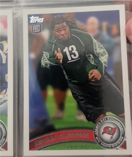 2011 Topps #362 Adrian Clayborn — front