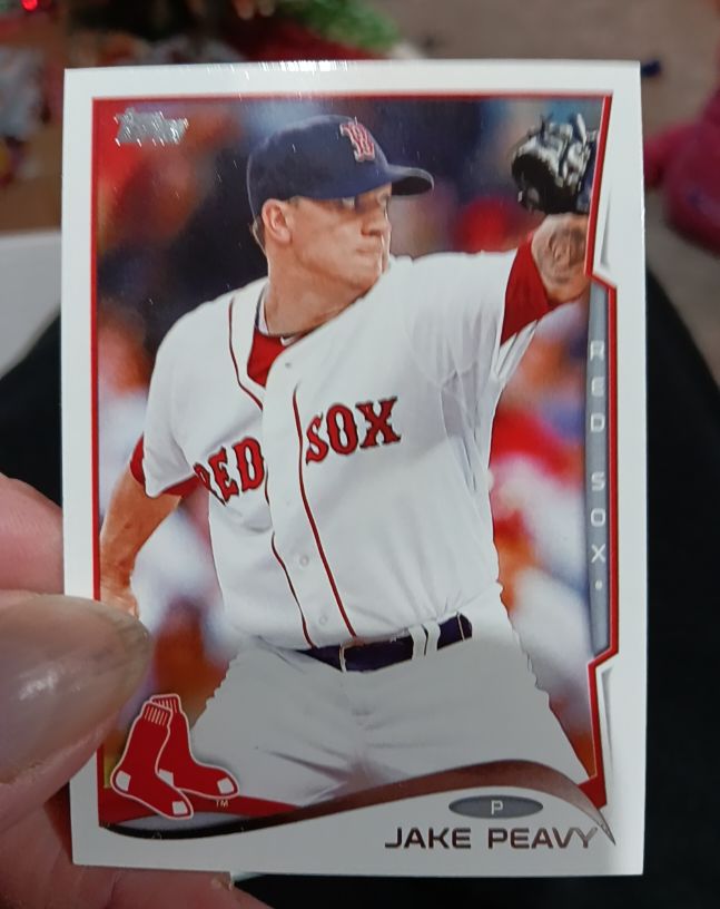2014 Topps #307 Jake Peavy — front