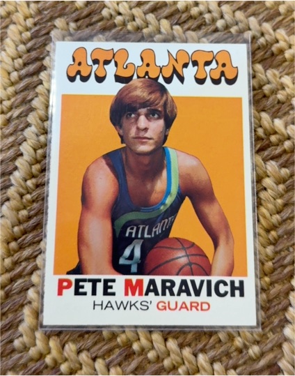 1971-72 Topps #55 Pete Maravich — front