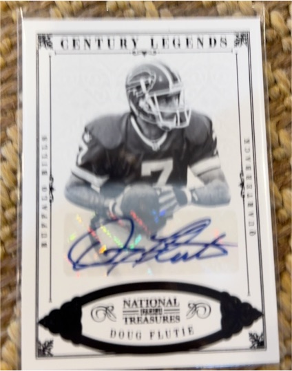 2012 Panini National Treasures Century Legends Doug Flutie — front