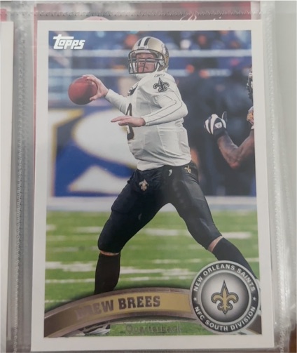 2011 Topps #100 Drew Brees — front