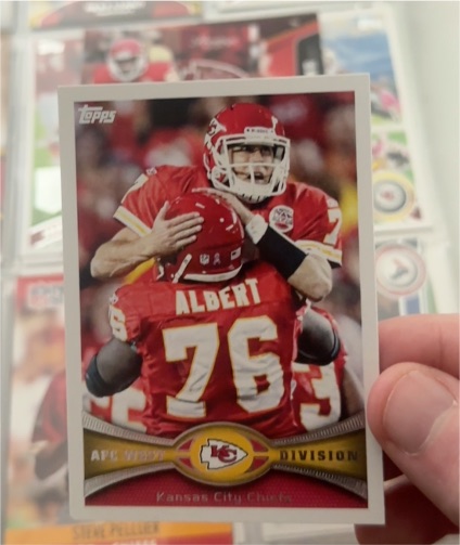 2012 Topps #81 Matt Cassel / Branden Albert Kansas City Chiefs — front