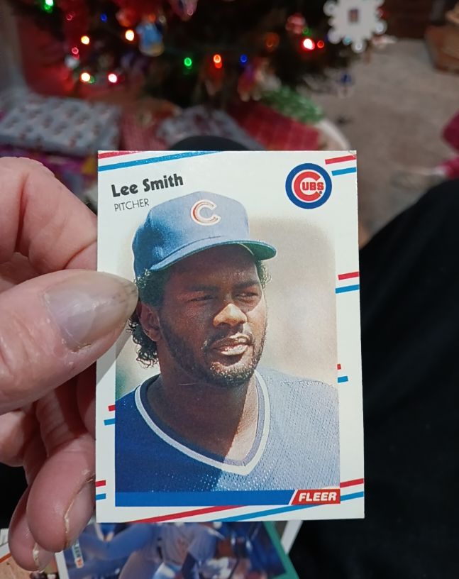 1988 Fleer #433 Lee Smith — front