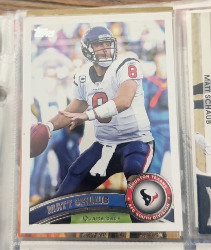 2011 Topps #282 Matt Schaub — front