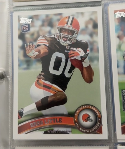 2011 Topps #321 Greg Little — front