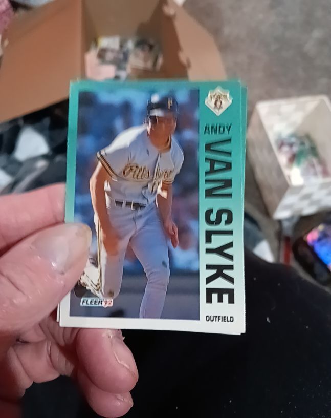 1992 Fleer #570 Andy Van Slyke — front