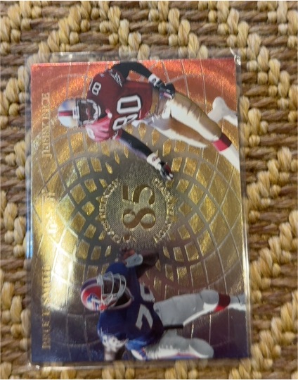 1998 Playoff Momentum SSD Class Reunion #85 Jerry Rice/Bruce Smith — front