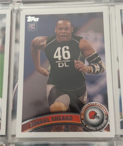 2011 Topps #125 Jabaal Sheard — front