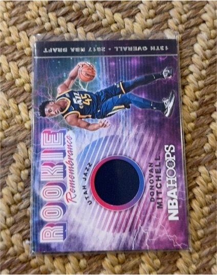 2018-19 Panini NBA Hoops #RR-DM Donovan Mitchell Rookie Remembrance — front