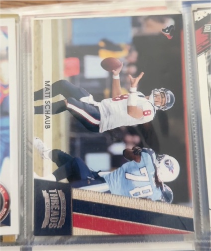 2011 Panini Threads #8 Matt Schaub — front