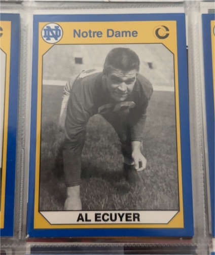 1990 Collegiate Collection #161 Al Ecuyer — front