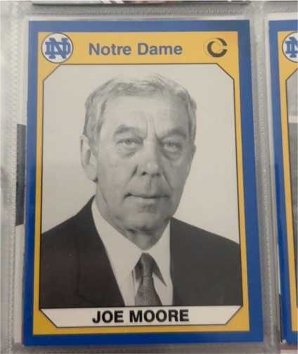 1990 Collegiate Collection Notre Dame #164 Joe Moore — front