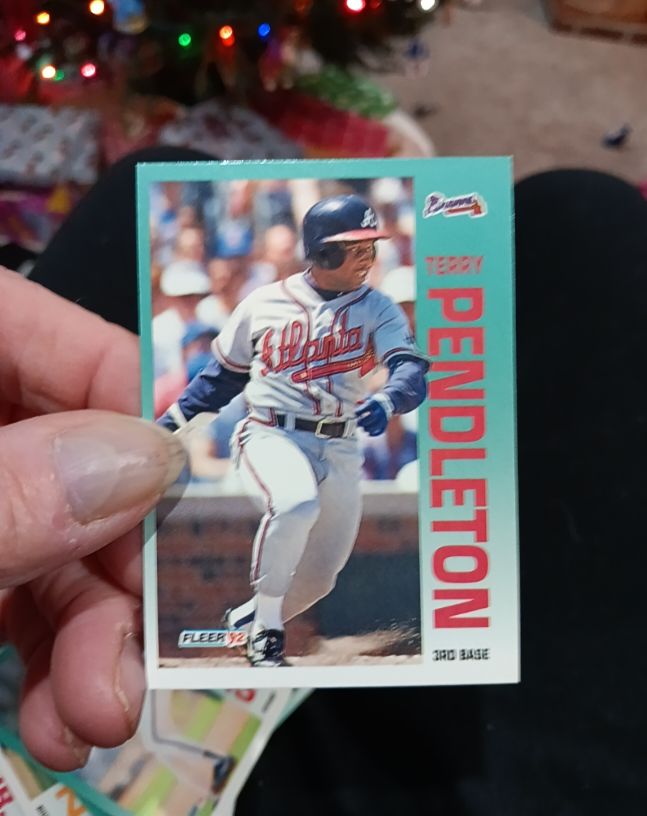 1992 Fleer #349 Teddy Pendleton — front
