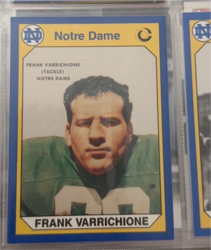 1990 Collegiate Collection #47 Frank Varrichione — front